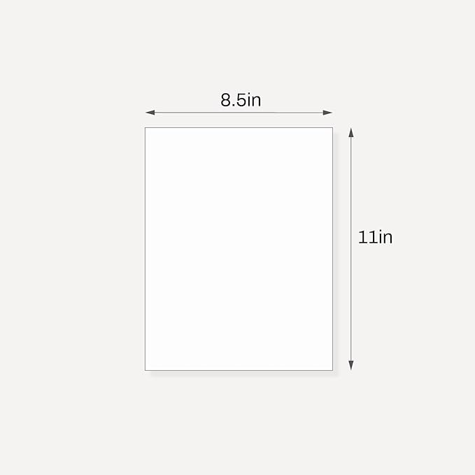 Somime 10 Pack Backing Boards, 8.5x11 Acid-Free Uncut White Mat Boards | Backerboards for Art Prints, Ideal for Photos, Pictures, Prints, and Frames - Image 2