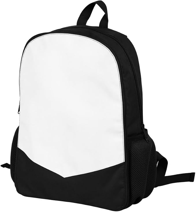 4PCS Heat Transfer Sublimation Blank Backpack for DIY Custom Logo, with Pen Holder & Padded Laptop Compartment, Lightweight School Backpack for Teens Adults by Unknown