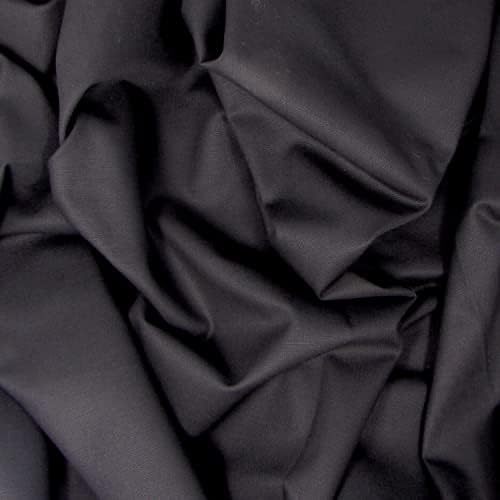 Organic Cotton Canvas Duck Fabric - Black - 50 Yards by Organic+Cotton+Plus