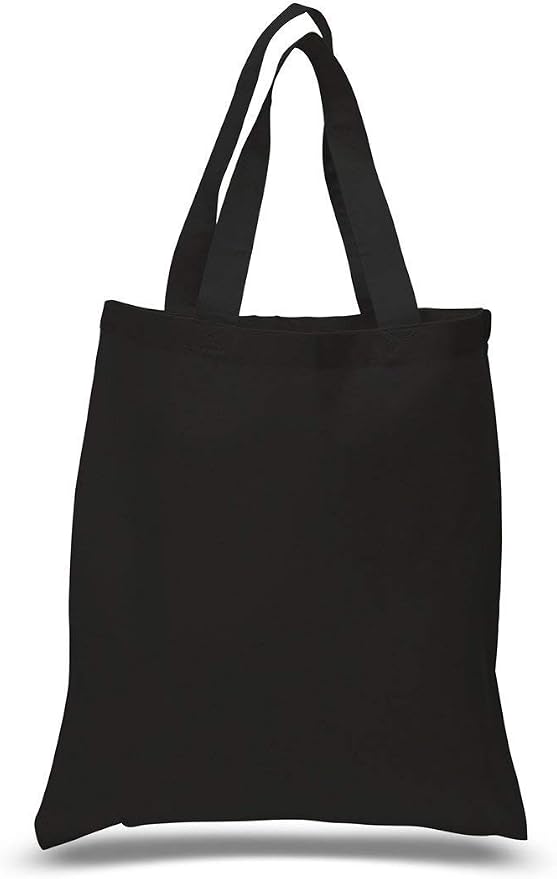 Set of 24 Blank Cotton Tote Bags Reusable 100% Cotton Reusable Tote Bags (2 dozen) - Image 4