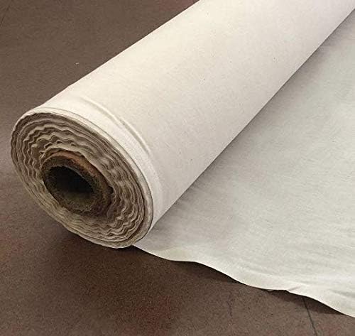 Natural 100% Muslin Fabric/Textile Unbleached - Draping Fabric - Natural 50 Yards Continuous Medium Weight - 100% Cotton (60in. Wide) : Sedona DESIGNZ Brand - Image 4