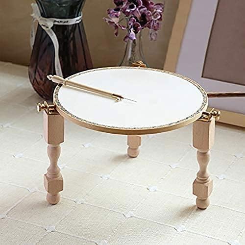 Embroidery Hoop Stand Set, Adjustable Portable Wooden Embroidery Hoop Stand Legs Set Needlework Cross Stitch Frame Rack Holder Accessories (4pcs) - Image 6