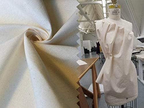 Sedona Designz Natural 100% Cotton Muslin Fabric – Unbleached Draping Textile by The Yard, 60 Inch Wide (1 Yard) - Image 5