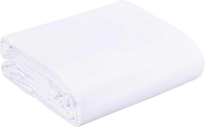 VDS 25 Yard Long, 100% Cotton Muslin Fabric 48” Inch Wide, White Bleached Medium Weight Fabric Linen Textile for Backing Material Quilting Sewing Draping Apparel Cloths Crafts DIY Multipurpose - Image 3