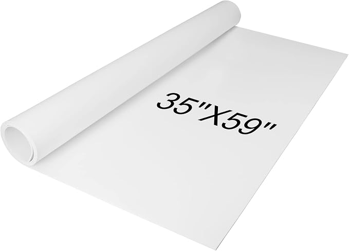 MEARCOOH EVA Foam Cosplay White 1mm Thick (1mm to 20mm) Large 35.5" x 59" Sheet Premium High Density 86 kg/m3 for Cosplay, Crafts Projects - Image 2