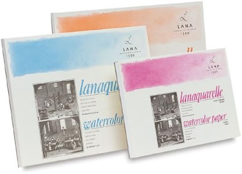 Lanaquarelle Watercolor Block - 9" x 12", Cold Press, 20 Sheets - Image 2