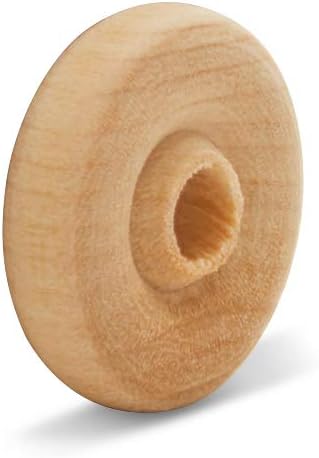 Classic Mini Wooden Wheels, Great for Crafts Too, 3/4 Inch Diameter, 3/16 Inch Thick, 3/16 Inch Hole, Pack of 250, by Woodpeckers - Image 3