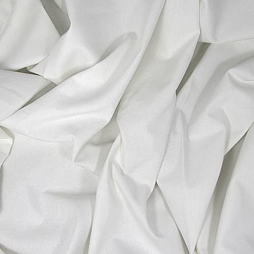 Organic Cotton Canvas Duck Fabric - White - 5 Yards by Organic+Cotton+Plus
