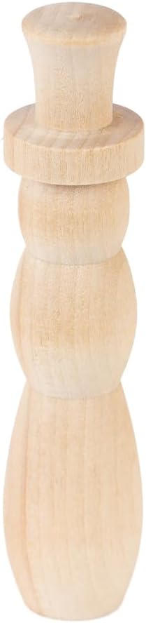 Group of 12 Unfinished Wood Snowmen by Factory Direct Craft - Blank Wooden Christmas Peg Dolls for Crafting and Creating 5-1/2 Inches H - Image 5
