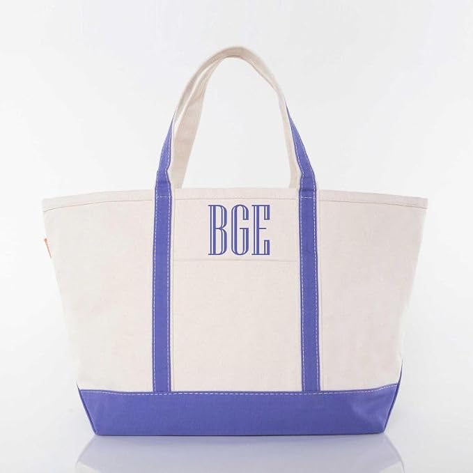 CB STATION Large Classic Tote - Canvas Tote Bag for Women - Multi-Colored Design, Perfect for Travel and Shopping - Image 6
