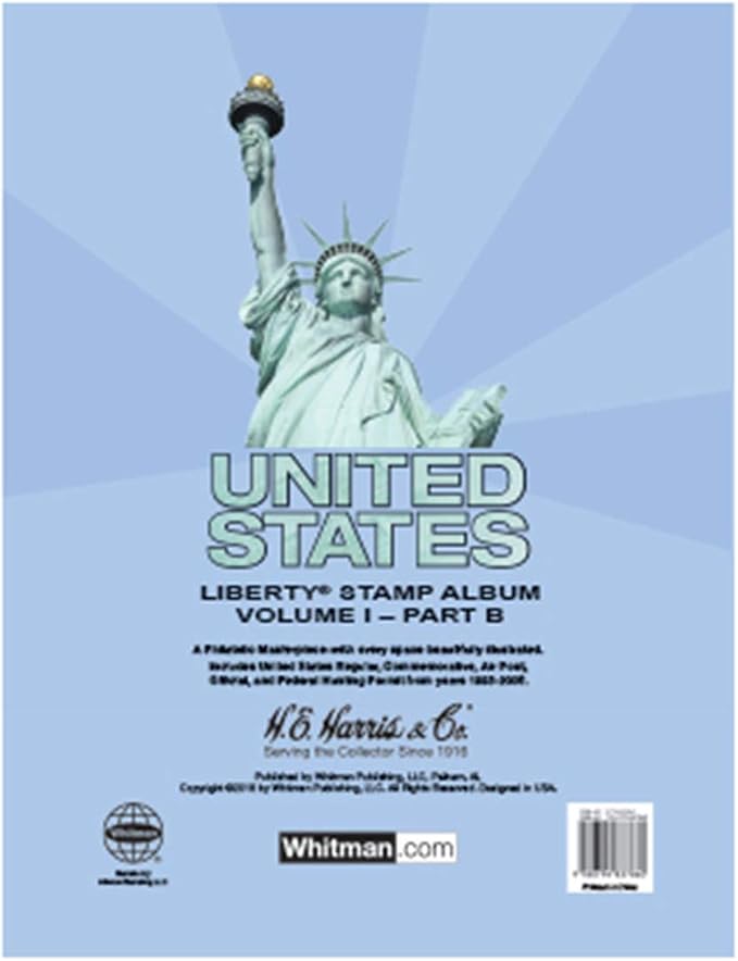 Whitman Harris USA Liberty Stamp Album with Pictures / Illustrations (Part B 1995 -2006) Pages Only by Unknown