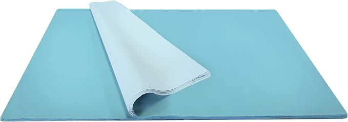 Jillson Roberts Bulk 20 x 30 Inches Recycled Tissue, Aqua, 480 Unfolded Sheets (BFT44) - Image 2