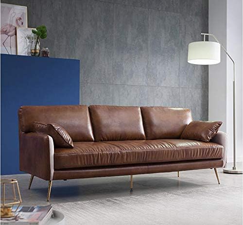 Wento Thick 2 Yard Faux Leather Fabric Soft Skin Grain PU Leather for Furniture Cover Reupholster Sofa Chairs Cushions Vinyl Upholstery (2 Yards, Brown) - Image 6