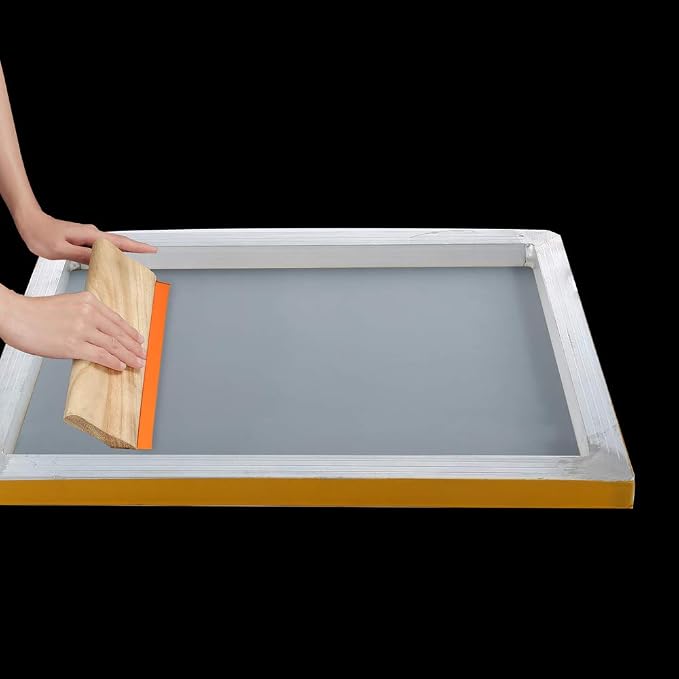Caydo 2 Piece 10 x 14 Inch Aluminum Silk Screen Printing Frames with 110 White Mesh for Screen Printing - Image 4