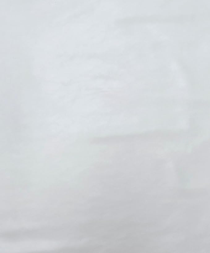 NAT Leathers White Soft Faux Leather Fabric Sheet PU (Peta Approved Vegan) Sold by the Yard Synthetic Pleather 0.9 mm Nappa Soft Smooth Upholstery (White, BY THE Yard) - Image 2
