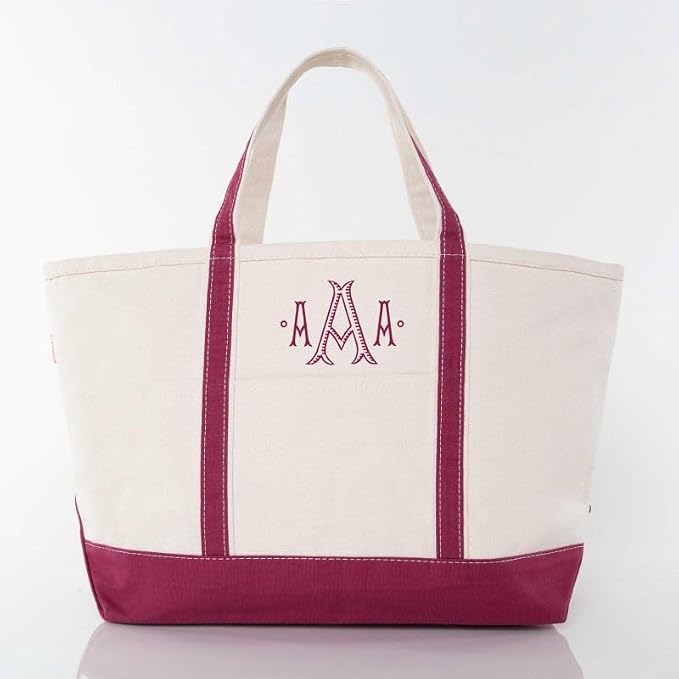 CB STATION Large Classic Tote - Canvas Tote Bag for Women - Multi-Colored Design, Perfect for Travel and Shopping - Image 6