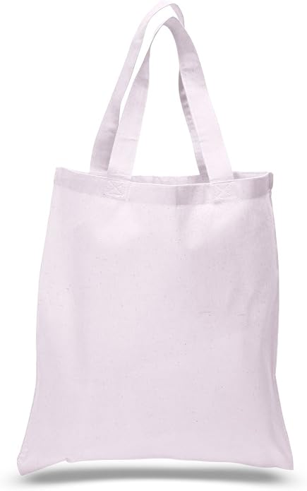 Set of 15- Economical 100% Cotton Blank Tote Bags by ToteBagFactory