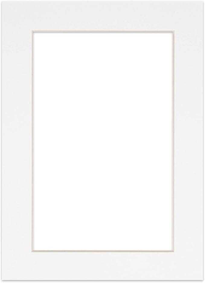 12x18 Mat for 16x20 Frame - Precut Mat Board Acid-Free White 12x18 Photo Matte Made to Fit a 16x20 Picture Frame, Premium Matboard for Family Photos, Show Kits, Art, Picture Framing, Pack of 25 Mats - Image 4