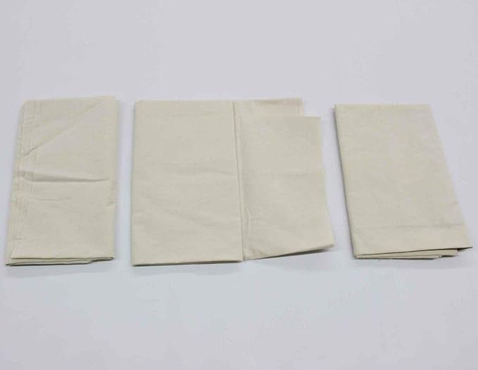 Mybecca 100% Cotton Muslin Fabric/Textile Unbleached, Draping Fabric Wide: 63 inch Natural 1-Yard (5.25 Feet x 3 Feet)(63" x 36") - Image 10
