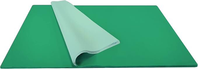 Jillson Roberts Bulk 20 x 30 Inches Recycled Tissue, Green, 480 Unfolded Sheets (BFT13) - Image 2