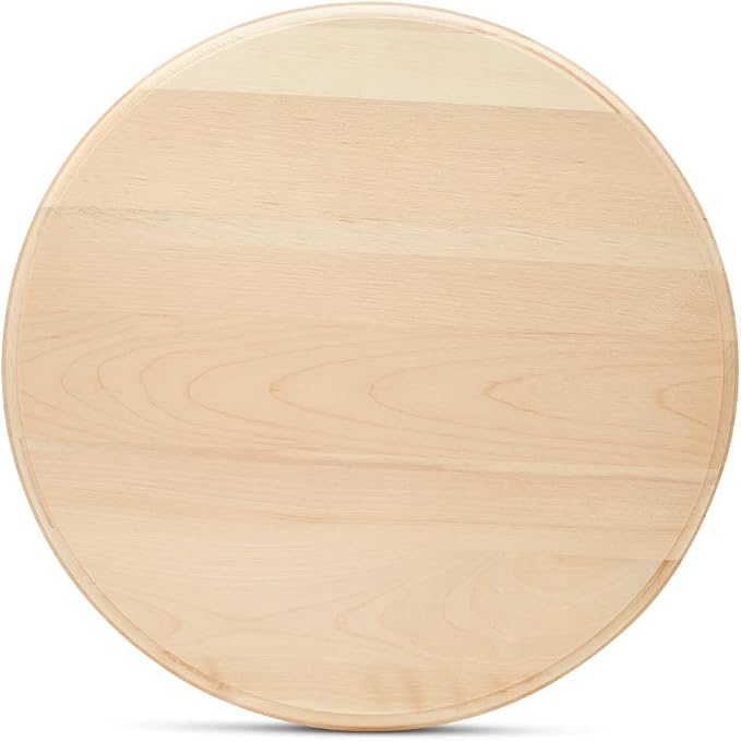 Unfinished Wooden Circles 12 inch, Pack of 1 Round Wood Plaques, Unfinished Wood Circles for Crafts, Wooden Coasters, Charcuterie Board by Woodpeckers by Woodpeckers