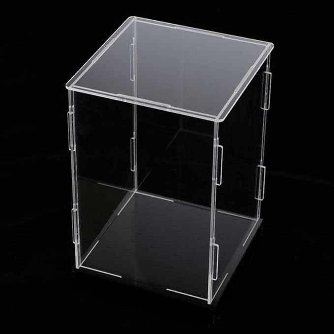 Clear Acrylic Display Case 15.75x11.81x15.75inch, Large ion Showcase Box for Toys, Stackable Assembly Action Figures Storage Case, Ideal for Toy Dolls, Car Models and More - Image 4