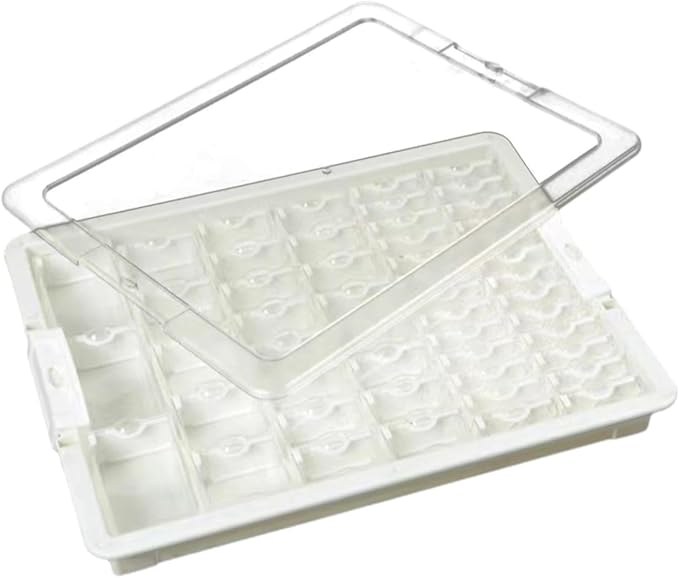Colaxi Bead Storage Box, 50-Grid Stackable Clear Organizer with Lid and Removable Compartments for Beads, Charms, Jewelry and Crafts - Image 7