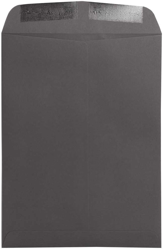 JAM PAPER 9 x 12 Open End Catalog Premium Envelopes - Dark Grey - 25/Pack - Image 2