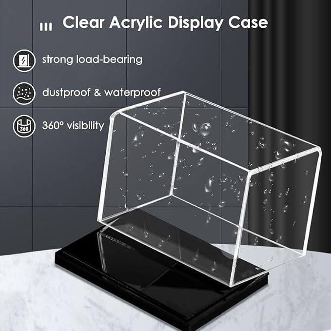 Large Stackable Acrylic Clear Storage Container Boxes for Organizing Kids Toys/ Action Figures/Lego Model Doll Toys Display, 6in/8in/10in/12in/14in/16in/18in/20in/24in/28in Wide Rectangle Square Showc - Image 3