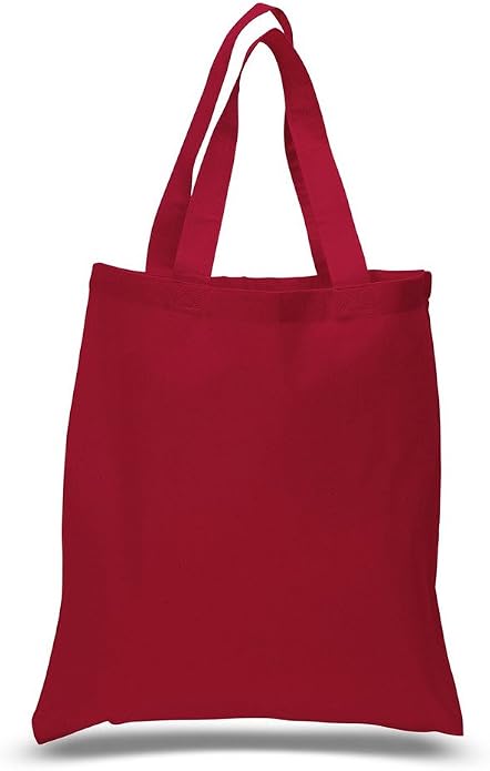 Set of 15- Economical 100% Cotton Blank Tote Bags by ToteBagFactory