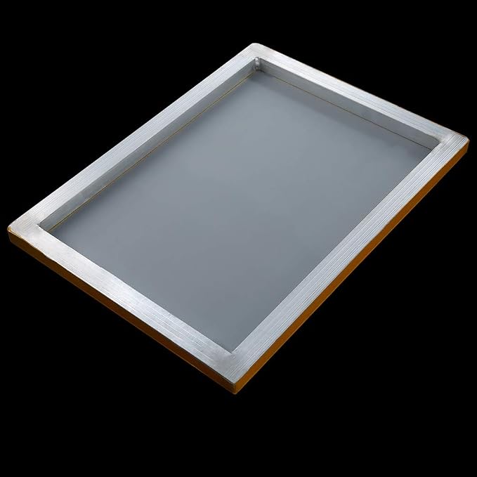 Caydo 2 Piece 10 x 14 Inch Aluminum Silk Screen Printing Frames with 110 White Mesh for Screen Printing - Image 3