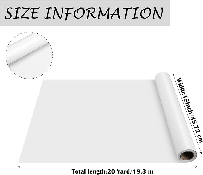 Ctosree 18 Inch x 20 Yards Design Vellum Roll Architectural Vellum Paper White Translucent Tracing Paper Roll for Drawing Sketching Architecture Building - Image 2