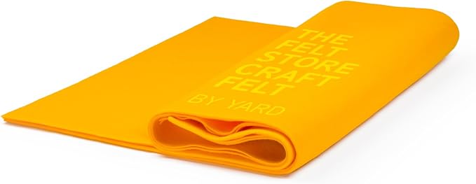The Felt Store Craft Felt by The Yard – Soft, Plush, Durable Felt Fabric for DIY Arts & Crafts, Decorations, Embroidery & Sewing Material | Assorted Colors Craft Supply – Gold by TheFeltStore