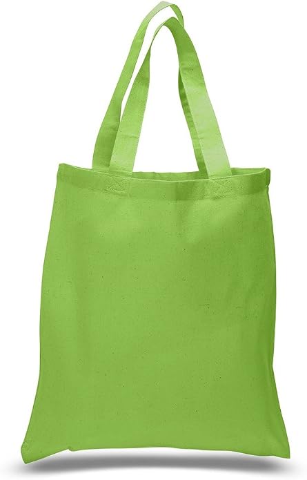 Set of 15- Economical 100% Cotton Blank Tote Bags by ToteBagFactory