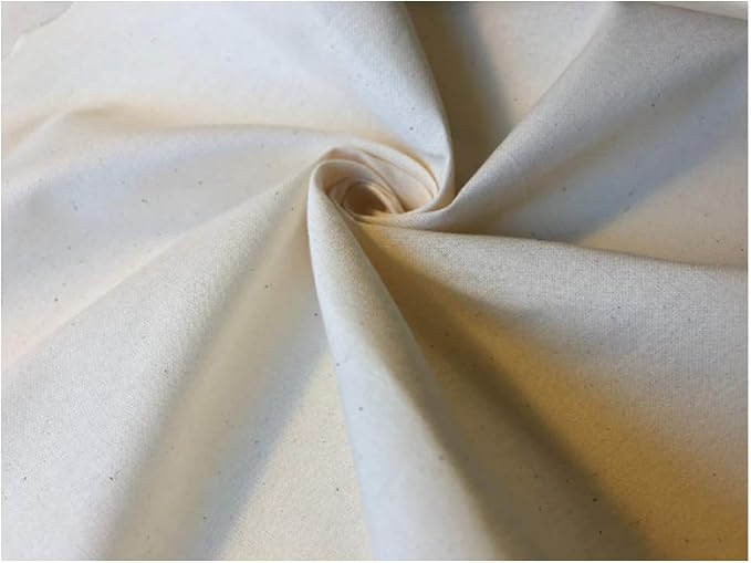 Sedona Designz Natural 100% Cotton Muslin Fabric by The Yard – Unbleached Lightweight Draping Textile for Sewing, Quilting, Crafts & Home Décor – 50" Wide - Image 2