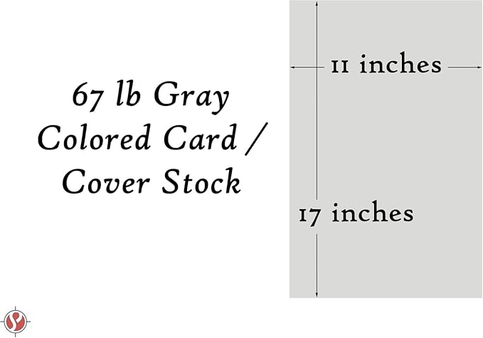 Vellum Bristol Cover 67 Pound, Smooth Finish, 250 Sheets Pack. – Premium Heavyweight Cardstock for Crafting, Printing, and Professional Projects, Acid-Free. (5, Grey, 11"x17") - Image 2