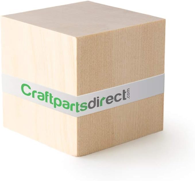 2 Inch Unfinished Solid Birch Wood Cubes | Natural Wooden Square Blocks for DIY Crafts | 10 Pack - Image 7