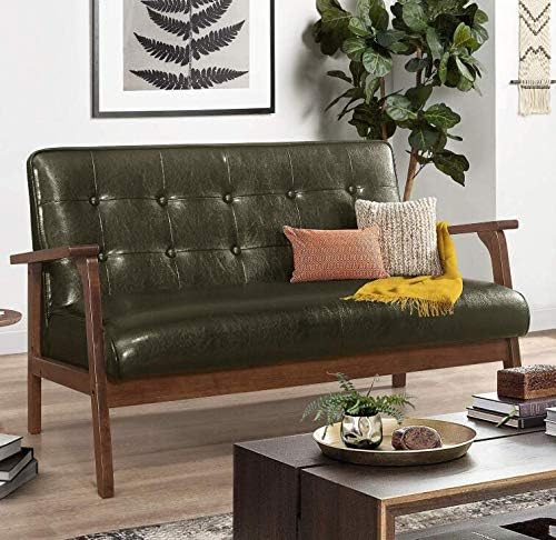 Wento Thick 2 Yard Faux Leather Fabric Soft Skin Grain PU Leather Fabric for Furniture Cover Reupholster Sofa Chairs Cushions Vinyl Upholstery (2 Yards, Dark Green) - Image 6