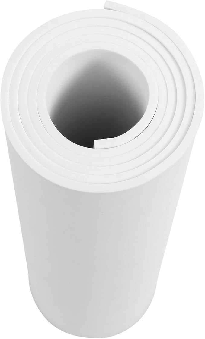 AMZQNART 2Pcs EVA Foam 5mm, Cosplay Foam Roll 16 x 59in (6.5sqft) White, Suitable for Large Foam Cosplay Modeling, DIY Projects, Crafts, Ultra High Density 90 kg/m3. | High Density, High stability, Craft Armor and Weapons, Halloween Costumes, Christmas... - Image 4