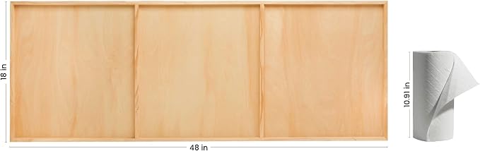 Birch Painting Panel 18 x 48 x 3/4-inch, Pack of 2 Large Wood Canvas Boards for Painting, Blank Sign for Wall Art Sets, by Woodpeckers - Image 5
