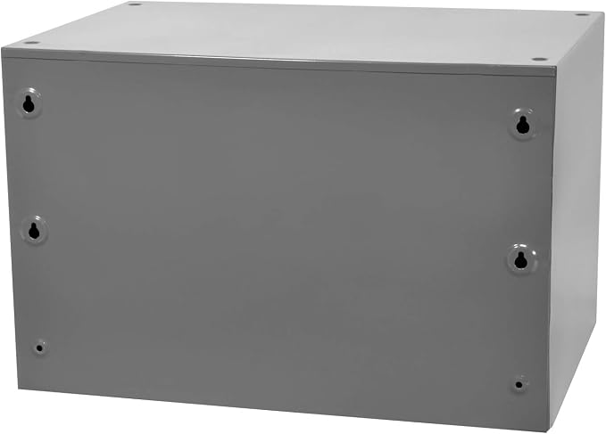 Akro-Mils Steel Garage Storage Cabinet, Small Parts Organizer Metal Cabinet for Hardware, Nails, Screws, Bolts, Nuts, and More, 17" W x 11" D x 11" H, 9-Drawer, Gray Cabinet/Blue Drawers (19909) - Image 3