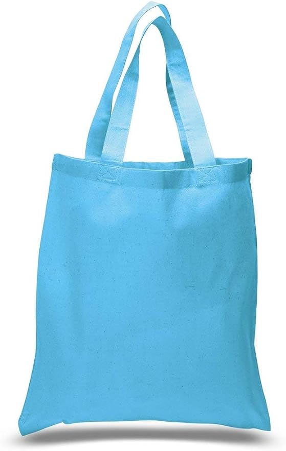Set of 24 Blank Cotton Tote Bags Reusable 100% Cotton Reusable Tote Bags (2 dozen) - Image 3