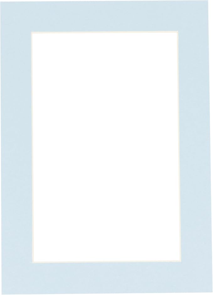 11x14 Mat for 12x16 Frame - Precut Mat Board Acid-Free Show Kit with Backing Board, and Clear Bags Baby Blue 11x14 Photo Matte Made to Fit a 12x16 Picture Frame Matboard for Framing, Pack of 1 Mat - Image 3