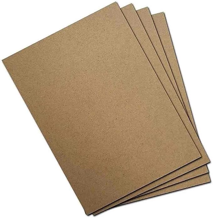 Limited Papers(TM) Kraft Lightweight, Recycled Bulk Arts & Craft Materials, Tabloid/Ledger, Booklet Size, 11" x 17" 28/70lb Text Sheets, 200 Pieces, Smooth Finish, Natural Brown. by LimitedPapers
