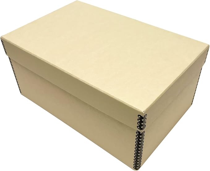 Lineco Archival Photo Storage Box, Removable Lid, 5"x7"x12", Tan, 2 Pack | Holds up to 1100 of 5x7 Pictures, Acid-Free 4x6 Photograph Container, Preserve Snapshot, Negatives, Prints, Films, Cards - Image 9