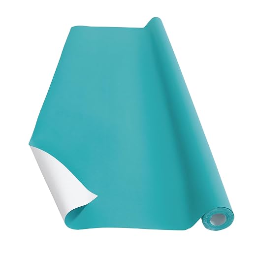 Colorations Prima-Color Fade-Resistant Bulletin Board Paper, Turquoise | 47 7/8" x 50 ft Roll for Drawing, Painting, Bulletin Boards, Kids' Crafts and Classroom Use by Colorations