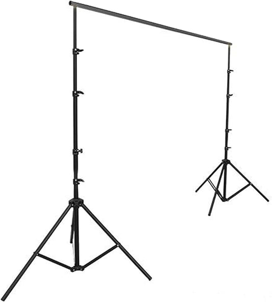 Efavormart 12ft Adjustable Heavy Duty Metal Backdrop Stand Kit - Portable Photography Background Support System for Weddings, Parties, Photo Booths, Professional Studio