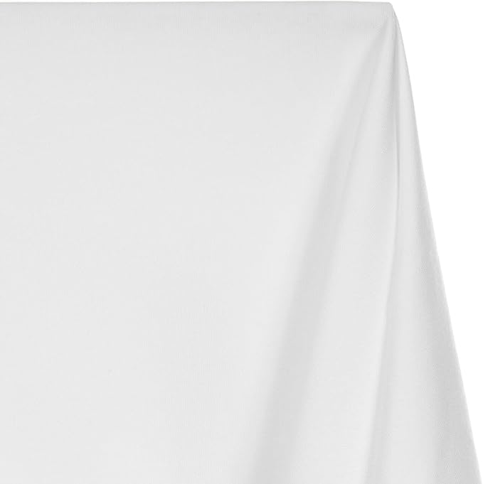 Cotton Duck Canvas Fabric Heavy Duty Outdoor 10 Oz Thick Cloth Material By The Yard & Roll Wholesale - White (10 Yards) - Image 2