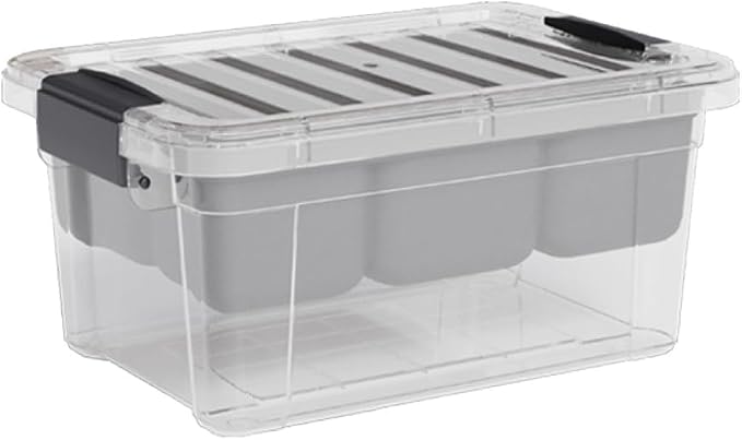 Superio Storage Container Organizing Bin with Removable Tray Plastic Tools, Sewing, Crafts Box, 6.5 Qt. by Superio