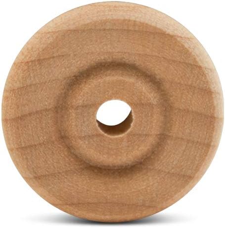 Classic Mini Wooden Wheels, Great for Crafts Too, 3/4 Inch Diameter, 3/16 Inch Thick, 1/8 Inch Hole, Pack of 250, by Woodpeckers - Image 2